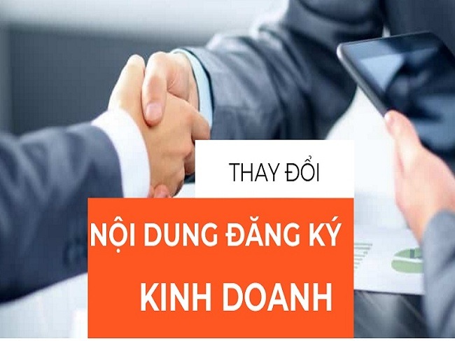 Thủ tục đăng ký thay đổi nội dung đăng ký doanh nghiệp